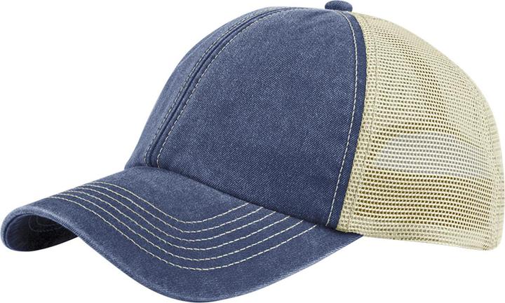 Actual product image Beechfield Vintage 6 Panel Trucker Cap (One size)