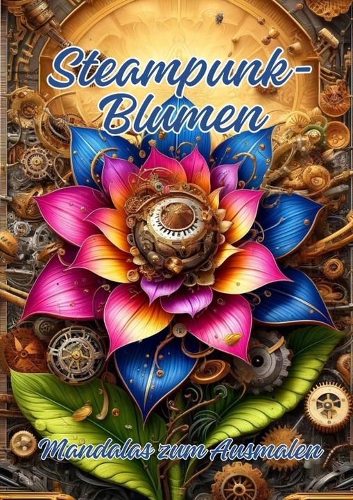 Actual product image Steampunk-Blumen