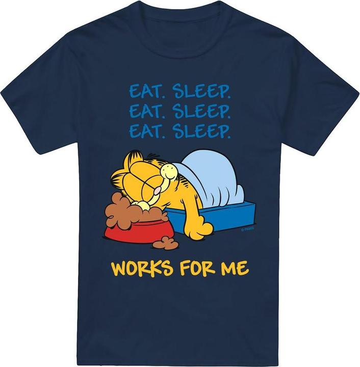 Garfield Works For Me TShirt