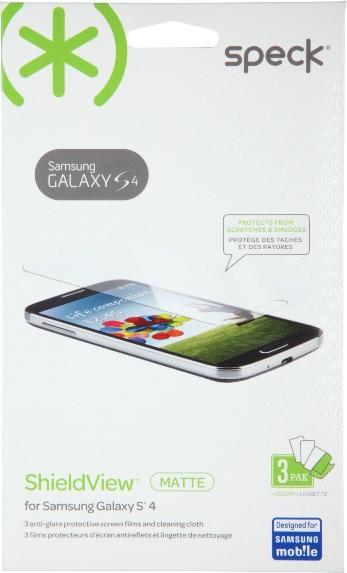 Actual product image speck Shieldview Matte - Folia Ochronna Samsung Galaxy S4 (3-pack) (3 Piece, Samsung Galaxy S4)