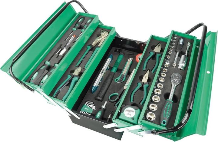 Actual product image Mannesmann Tool set metal tool box 88 pcs. (88 pieces)