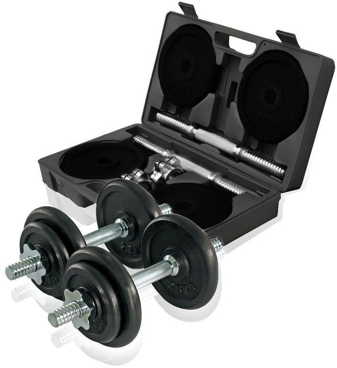 Immagine prodotto Gymstick Set di manubri regolabili (4 x 1,25 kg, 4 x 2,5 kg)