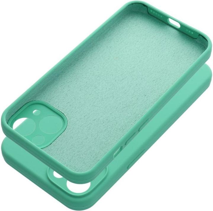 Image du produit OEM Back panel cover Case SILICONE 2mm for IPHONE 13 mint (Apple iPhone 13)