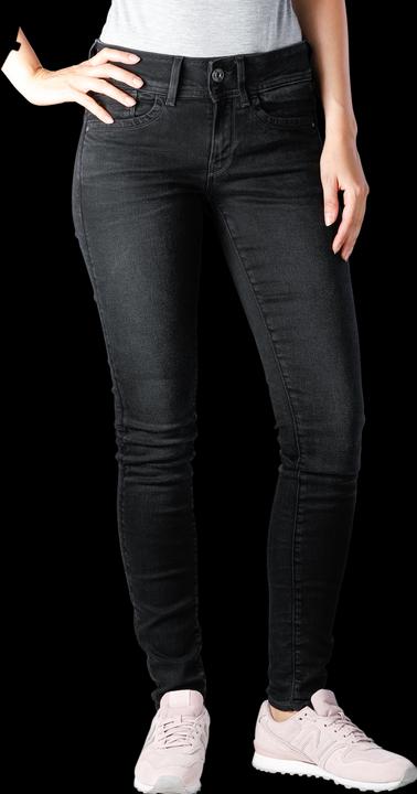 G-Star Lynn Mid Skinny Elto Nero Superstretch dusty grey