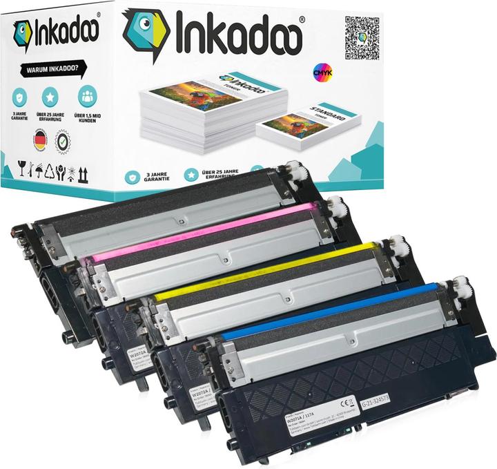 Produktbild Inkadoo Kompatibel Toner für HP Color Laser 150 nw (M, Y, BK, C)