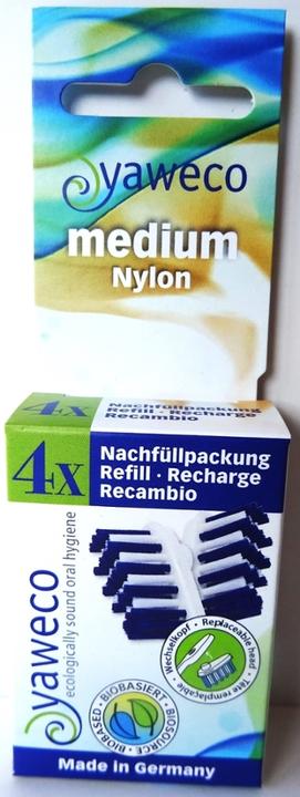 Yaweco 4 testine di ricambio in nylon medio (4 x)