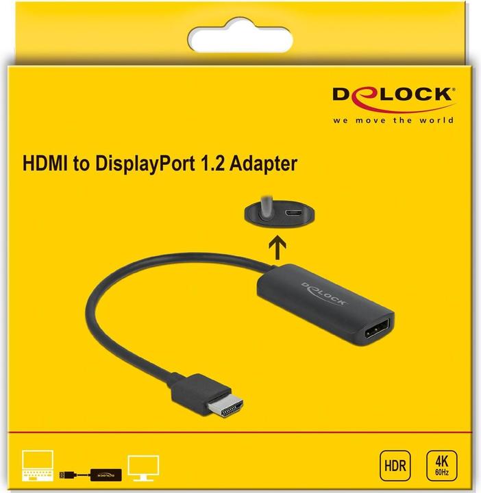 Immagine prodotto Delock HDMI a (DP, 24 cm)