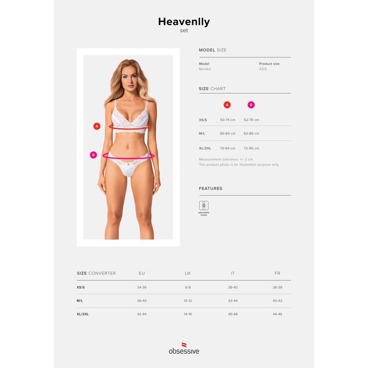 Actual product image Obsessive Heavenlly 2-Piece Set Xs/S (S)