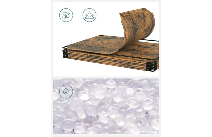 Actual product image Songmics Regal zum zusammenstecken Vintagebraun, Eigenschaften