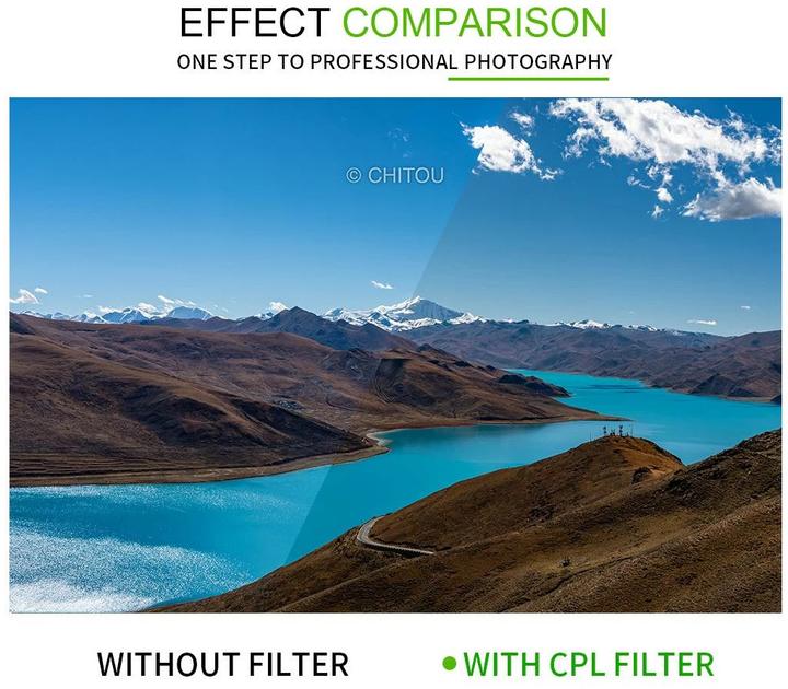 Immagine prodotto 7artisans Filtro polarizzatore CPL - 67 mm (67 mm, Filtri polarizzanti, 67 mm)