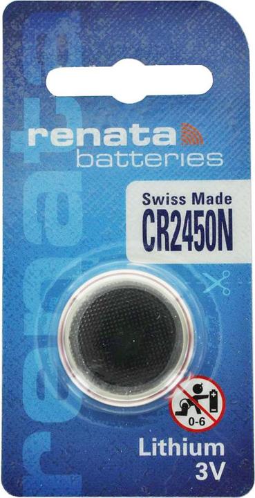 Actual product image Renata Knopfzelle RE2450N CR2450N (1 pcs., CR2450, 540 mAh)