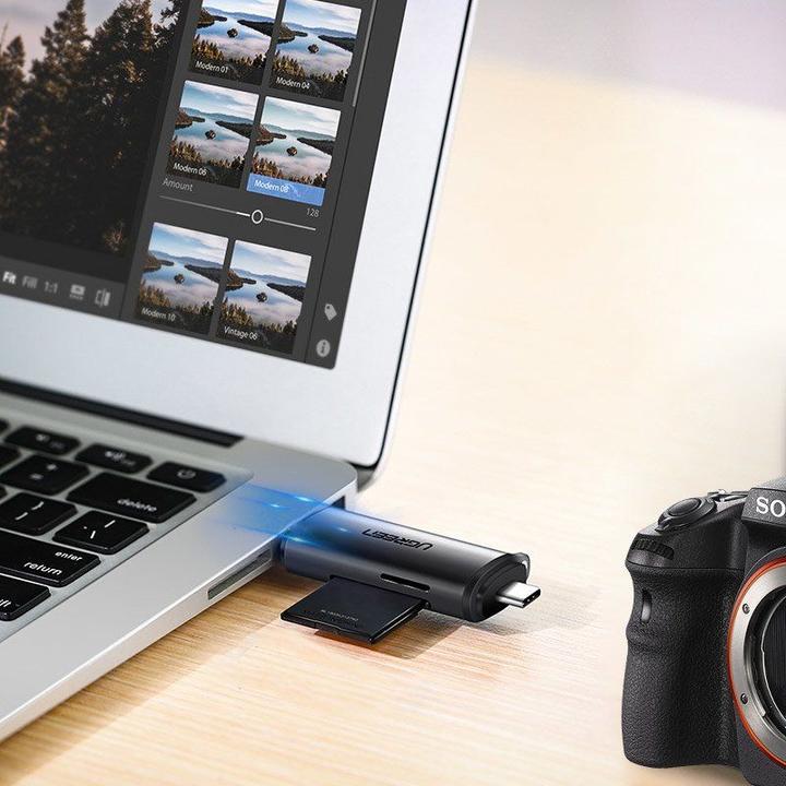 Image du produit Ugreen USB-C et USB-A - TF SD 3.0 (USB, USB-C)