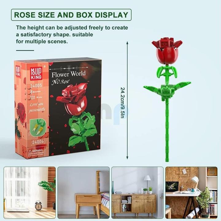 Produktbild Mould King Rote Rose