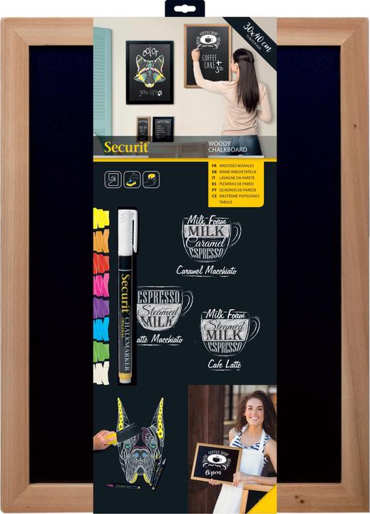 Immagine prodotto Securit Woody (Lavagna, 30 x 40 cm)