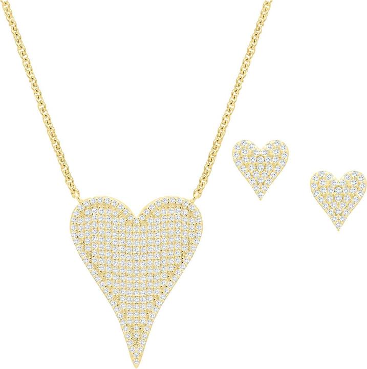 Produktbild Candy Schmuckset Inesse, 925 Sterling Silber, vergoldet (925 Sterling Silber, 18k vergoldet)