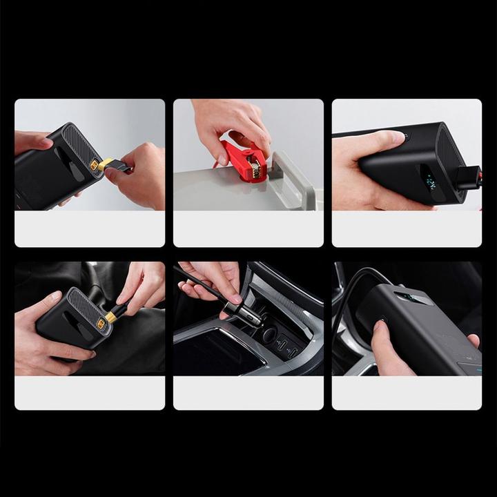 Actual product image Baseus IGBT Power Inverter 300W (220V CN/EU ) Black