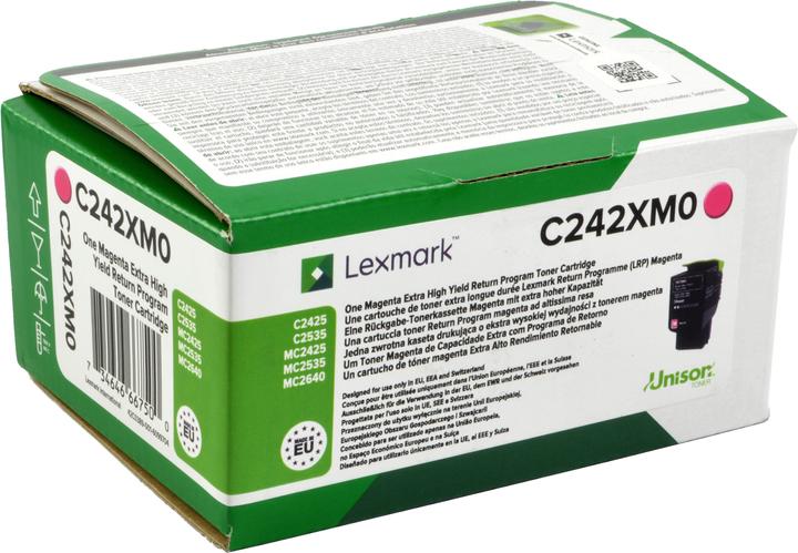 Actual product image Lexmark C242XM0 (M)