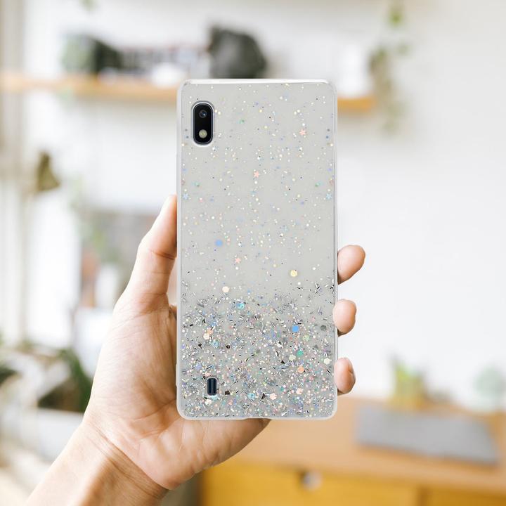 Immagine prodotto Cadorabo Copertura in TPU scintillante (HTC One M10, Samsung Galaxy A10)