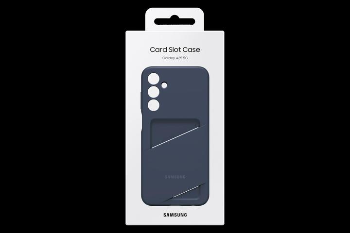 Actual product image Samsung A25 Card Slot Case Blue Black (Samsung Galaxy A25 5G)
