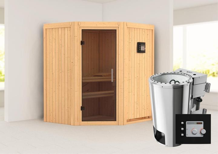 Produktbild Karibu Tonja ohne Dachkranz (Plug & Play 3,6 KW - Bio externe Steuerung)