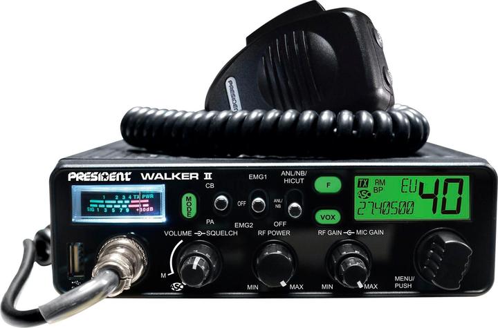 Immagine prodotto President Radio CB WALKER II ASC con squelch automatico