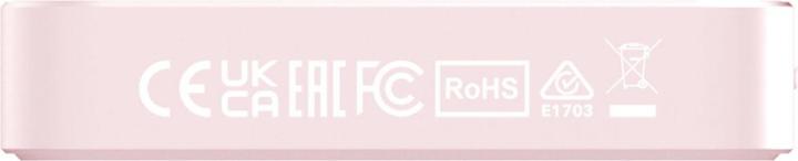 Actual product image Verbatim Charge ‘n’ Go Power Bank with Stand Magnetic Wireless 10000mAh - Pink (10000 mAh, 20 W, 37 Wh)