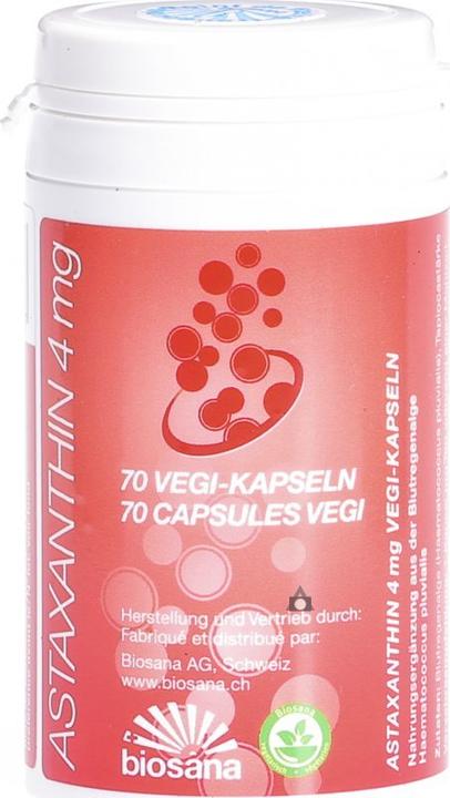 Actual product image Biosana astaxanthin (70 Piece, Capsules, 0.00 g)
