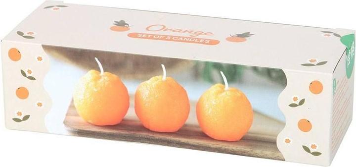 Immagine prodotto Something Different Kerze Orange Förmig 3erPack (3 pz.)