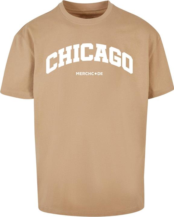 Image du produit Merchcode Chicago Wording - Tee surdimensionné lourd - 112989 (M)