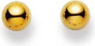 Immagine prodotto Natsumi Schmuck Orecchini a perno in oro giallo 18K/750 a sfera 4,0 mm (Oro giallo 750/18 K Oro giallo)