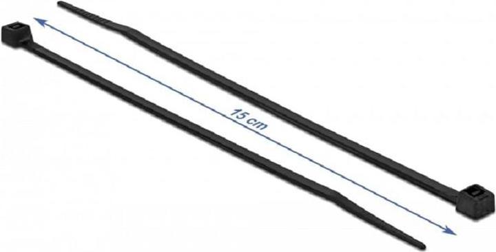 Immagine prodotto Delock Fascetta resistente al calore L 150 x L 3,6 mm nero 100 pz. (Fascette in velcro, 150 mm, 100 pz.)
