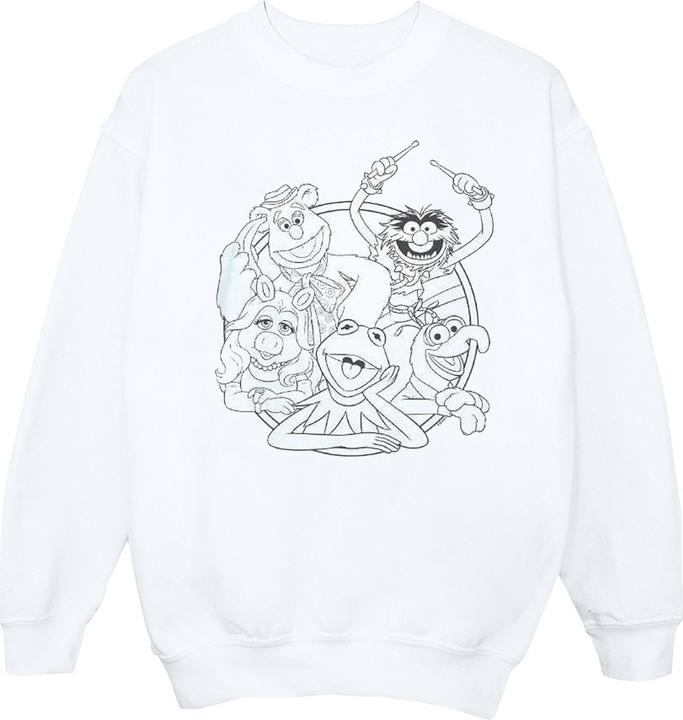 Immagine prodotto Disney The Muppets Group Line Art Felpa Uomo (S)
