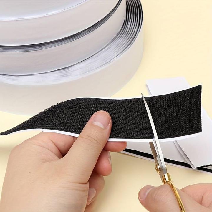 Produktbild König Design Klettband extra stark selbstklebend Abmessung wählbar Klettverschluss 15 - 50 mm (20 mm)