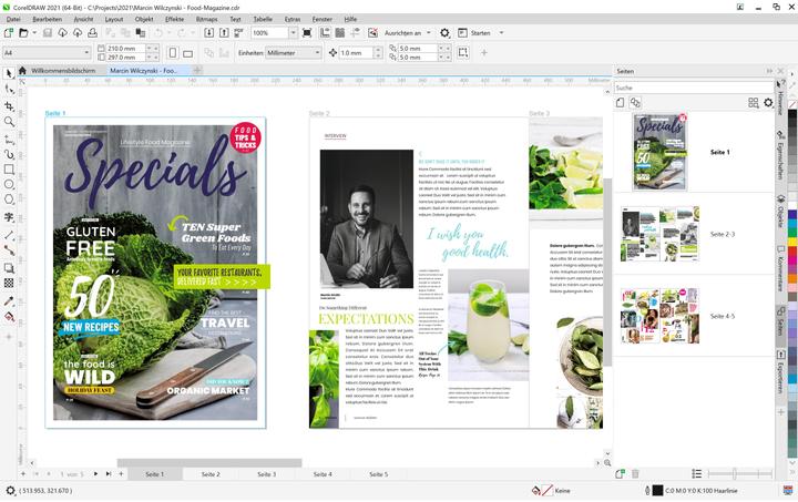 Produktbild Corel Draw Graphics Suite Agnostic Box, Subscr., 1yr, WIN, DE (1 User, 12 Monate)