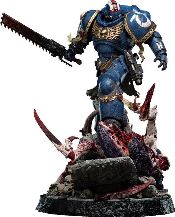 Weta Workshop Warhammer 40,000: Space Marine 2 Statue 1/6 Lieutenant Titus Battleline Edition 63 cm