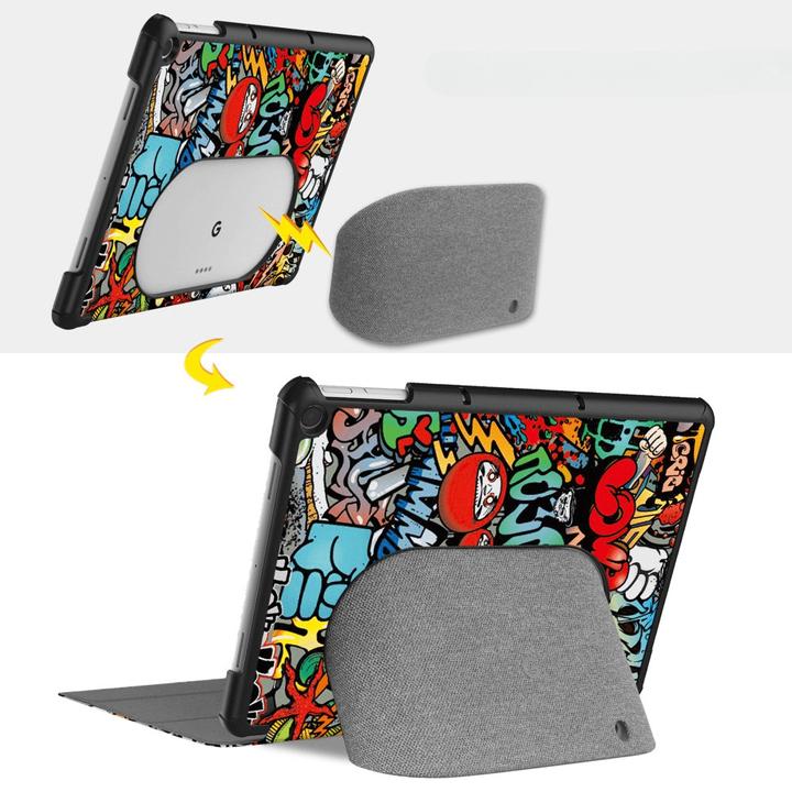 Actual product image Cover-Discount Google Pixel Tablet - Tri-fold Smart Case Comics (Google Pixel Tablet)