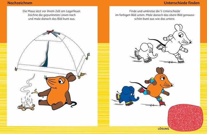 Productafbeelding Die Maus • Erstes Zeichnen (Die Sendung mit der Maus) (Duits, Uitgeverij Schwager & Steinlein, 2022)
