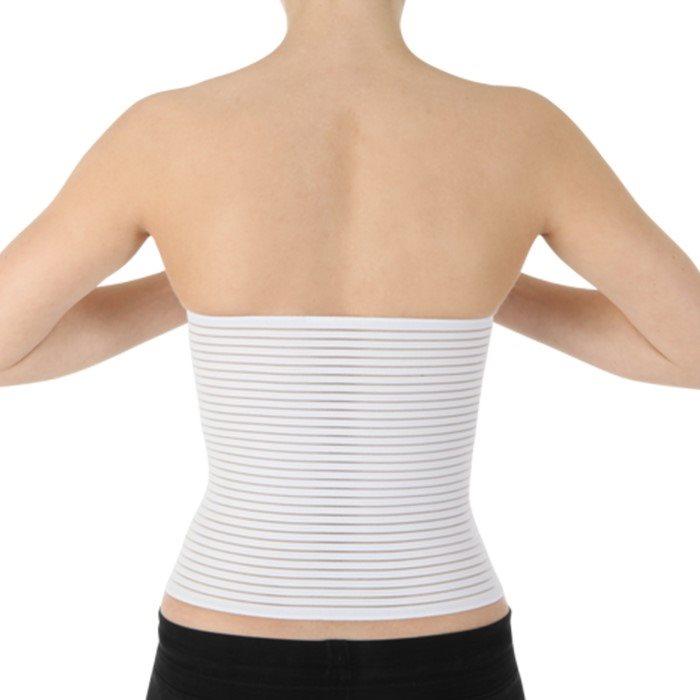 Produktbild Bilasto Uno Bauchbandage Damen S weiss mit Micro-Klettverschluss (S)