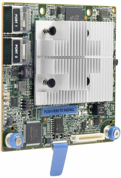 Actual product image HPE E Controller SmartArray P408i-a SR, SAS /s, low profile heatsink, 8-port internal, to ProLi