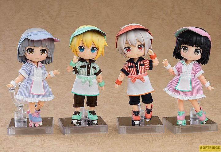 Actual product image Good Smile Company Original Character accessoires pour figurines Nendoroid Doll Outfit Set: Diner - Girl (Blue)