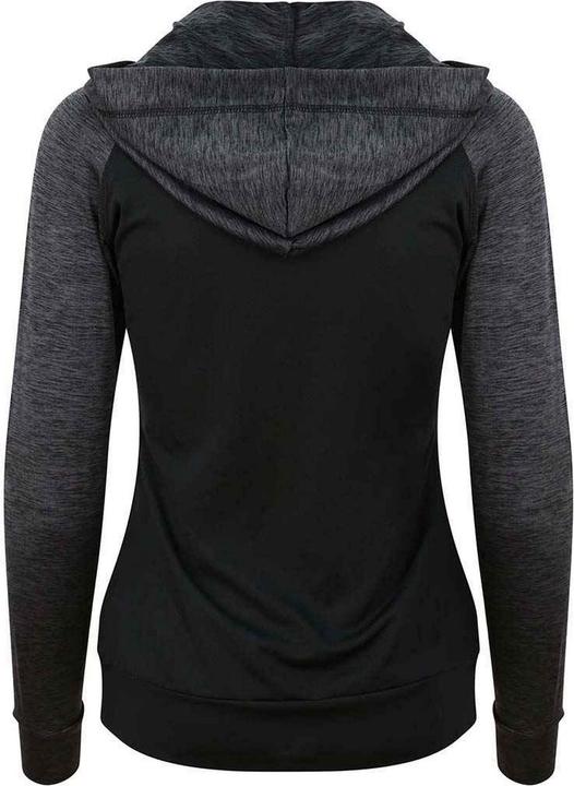 Actual product image Awdis Womens/Ladies Zoodie Contrast Full Zip Hoodie (XS)