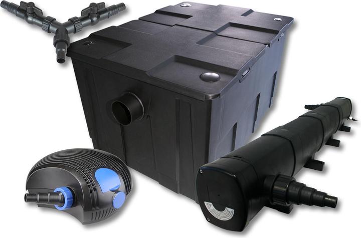 Produktbild SunSun TeichFilter Set für 60000l mit 72W Teichklärer und 100W ECO Pumpe