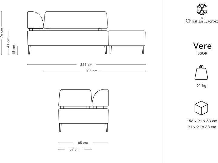 Produktbild CXL by Christian Lacroix Vere (4-Sitzer, 2-Sitzer, 3-Sitzer)