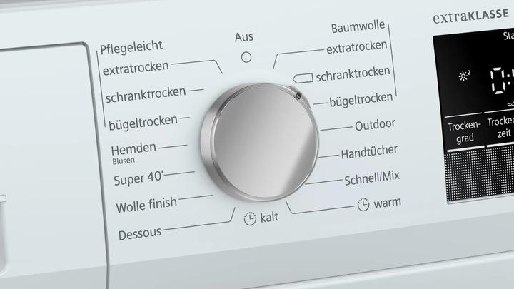 Produktbild Siemens WT45HV90 Wäschetrockner (Kondensation, Wärmepumpe, freistehend, A++, 8 kg, iQ300) (8 kg, Rechts)