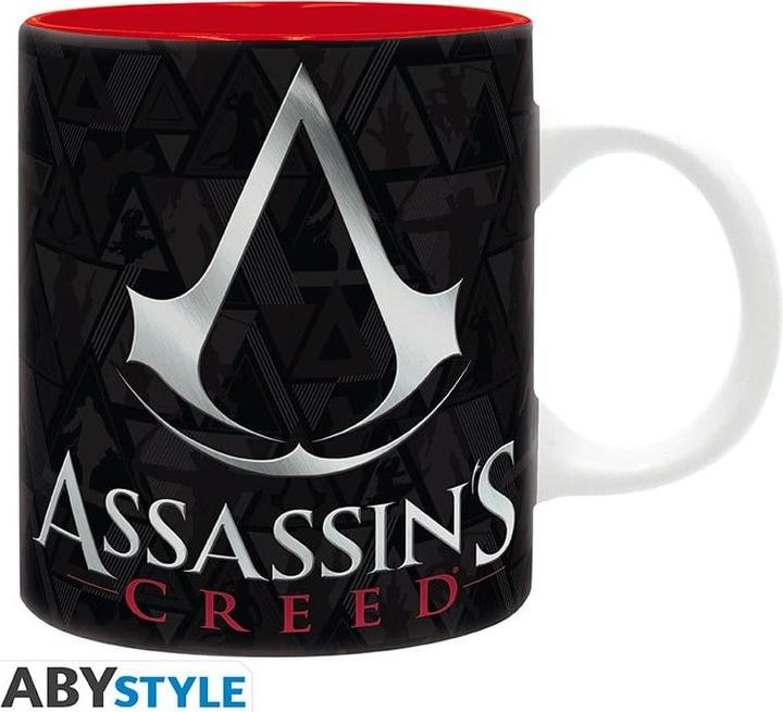 Immagine prodotto ABYstyle Assassin's Creed Tazza 320ml Subli : Crest Black & Red (320 ml, 1 x)
