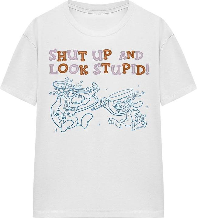 Produktbild Ren & Stimpy Shut Up And Look Stupid! TShirt (S)
