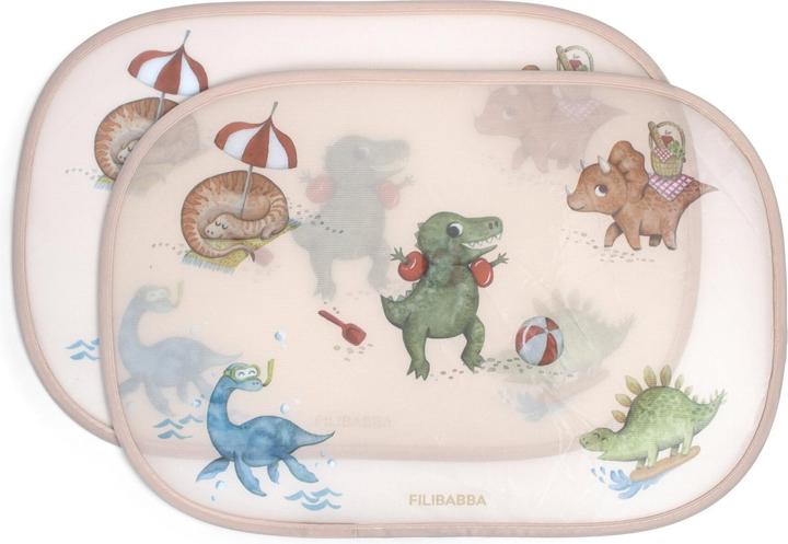 Image du produit Filibabba Selbsthaftende Sonnenblenden 2 Stck. - Dino Beach