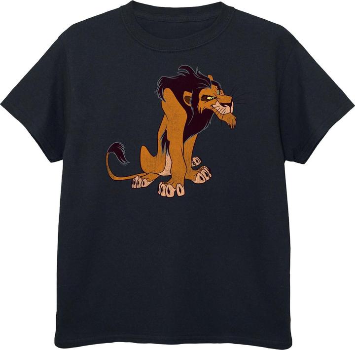 Actual product image The Lion King Boys Classic Scar Cotton T-Shirt (116)