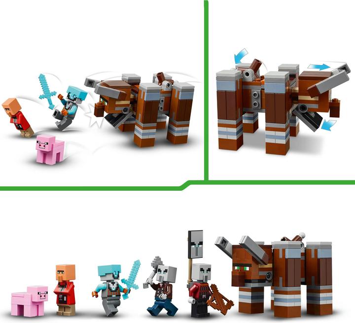 Productafbeelding LEGO Ein Verwüster am Plünderer-Aussenposten (21278, LEGO Minecraft)
