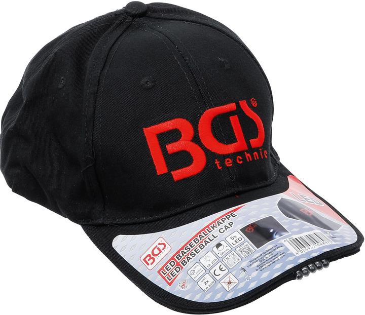 Produktbild BGS Baseballkappe | mit LED-Leuchte